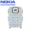Nokia 6131 Replacement Keypad - Latin Silver