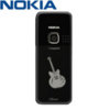 Nokia 6300 Back Cover With Lazer Etched Design  Black