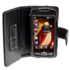 Samsung Jet S8000 Leather Wallet Case - Black