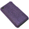 iPhone 3GS / 3G Diamante Hard Back Cover - Purple