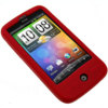 Silicone Case For HTC Desire - Red