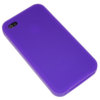 Silicone Case For iPhone 4 - Purple