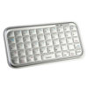 Mini Bluetooth Multimedia Keyboard For iOS 4 - Silver