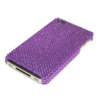 iPhone 4 Diamante Hard Back Cover - Purple