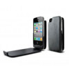 Leather Case with Built-In Rechargeable Battery for iPhone 4S / 4