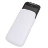 Slim Line Leather Pull Case - HTC 7 Mozart - White