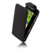 HTC HD7 Faux Leather Flip Case - Black