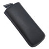 Valenta Slim Line Leather Pull Case - Black