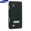 Samsung Black Metal Look Cool Case for Tocco Icon
