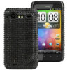 Diamante Back Cover for HTC Incredible S - Black