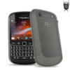 FlexiShield Skin for BlackBerry Bold 9900 - Transparent Black