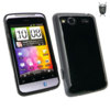 Flexishield Skin for HTC Salsa - Transparent Black