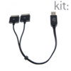 Kit: Dual Sync Cable For iPod/iPhone/iPad