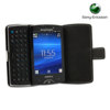 Sony Ericsson SMA5114B XPERIA Mini Pro Flip Case - Black