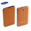 Genuine Samsung Galaxy Note Flip Cover - Orange - EFC-1E1COECSTD
