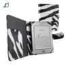 SD TabletWear Leather Style Book Case for Amazon Kindle Touch - Zebra