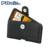 PDair Horizontal Leather Pouch Case for HTC One X and XL - Black