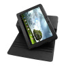 Leather Style Rotating Case for Transformer Prime - Black