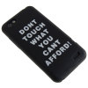 Silicone Case For HTC One V - Don't Touch