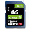 8GB Integral SDHC Card Class 10 (20 MB/s)