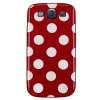 Samsung Galaxy S3 Polka Dot Case - Red/white