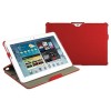 Leather Style Book Case with Stand for Galaxy Tab 2 (10.1) - Red