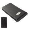 Sony Xperia T SMA5122B Leather Flip Case - Black