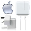 Genuine Apple Lightning Mains Charger for iPad 4 / iPad Mini - White