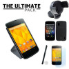 The Ultimate Google Nexus 4 Accessory Pack - Black