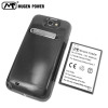 Mugen Samsung Galaxy Note 2 Extended Battery & Cover 6400mAh - Grey