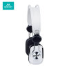 Merkury Retro Stereo Headphones - White