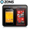 Zens Qi Double Wireless Charging Pad - Black