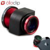 olloclip iPhone 5 Fisheye, Wide-angle, Macro Lens Kit - Red