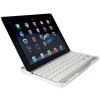 Aluminium Bluetooth Keyboard Stand For Apple iPad 4 / 3 / 2 - White