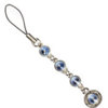 Swarovski Crystal Phone Pendant Sapphire