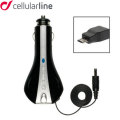 Cellular Line Retractable Car Charger - MicroUSB