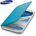 Genuine Samsung Galaxy Note 2 Flip Cover - Blue - EFC-1J9FBEGSTD