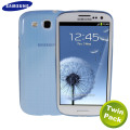 Genuine Samsung S3 Slim Case - Blue - EFC-1G6SBEC - Twin Pack