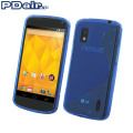 PDair TPU Protective Case for Google Nexus 4 - Blue