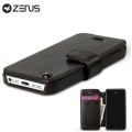 Zenus Estime Diary Leather Case for iPhone 5 - Black Chocolate