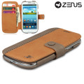 Zenus Masstige E-Note Samsung Galaxy S3 Diary Series Case - Camel