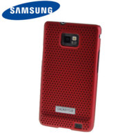 Genuine Samsung Galaxy S2 i9100 Mesh Vent Case - Red