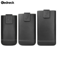 Redneck Genuine Leather Universal Smartphone Pouch S - Black