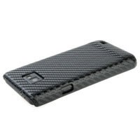 Samsung Galaxy S2 Carbon Fibre Case - Black