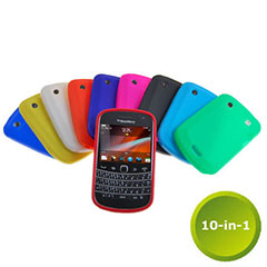 10-in-1 Silicone Case Pack for BlackBerry Bold 9900