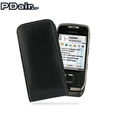 PDair Vertical Leather Pouch Case - Nokia E66