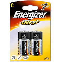 Energizer Ultra+ C Battery Twin Pack