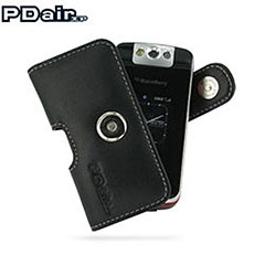 PDair Leather Pouch Case - BlackBerry 8220 Pearl