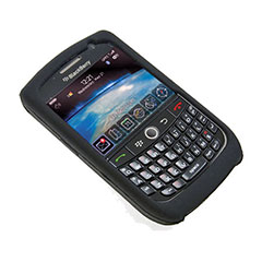 Silicone Case for BlackBerry 8900 Curve - Black