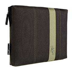 Pakuma Eco-Cocoon 10 Inch Netbook Case - Green Stripe